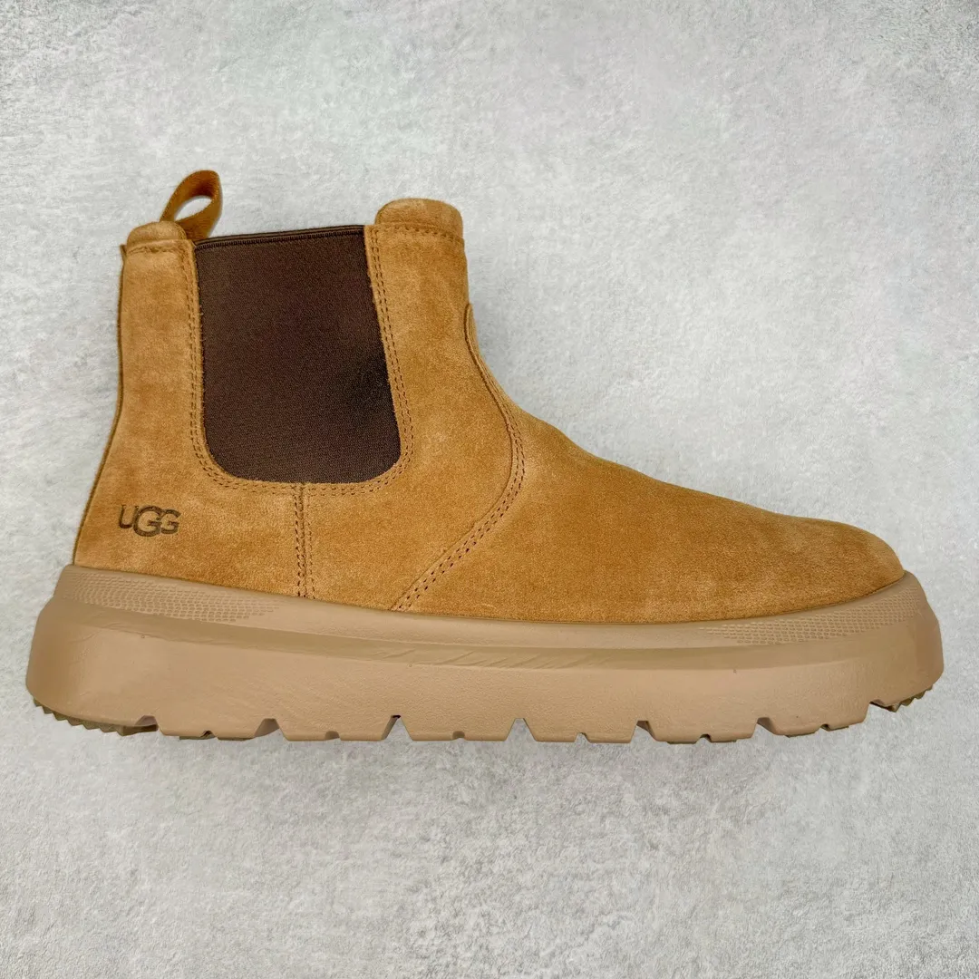 Pick up locally 💰640 UGG 2050 Chelsea men's autumn and winter sheepskin and fur integrated snow boots. All shoes are made from the same factory as ZP. Longfeng A-grade Australian imported sheepskin and fur integrated men's boots. Brand OEM production line. Fully follow the ZP process. Original pattern maker of the OEM. Adhering to the principle of no original shoes and no development selection. Pay attention to every detail. The most authentic version on the market. TREADLITE "Light Wing" technology outsole. Lightweight/durable/flexible/pile size: 40 41 42 43 44 45 Coding: by3936050